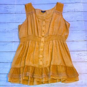 Zenobia Women’s Peplum Super Lightweight Tank Top Shirt Size XXL